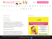 Tablet Screenshot of lexique-alimentation-sante.com